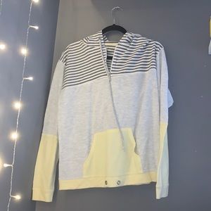 Striped lightweight hoodie